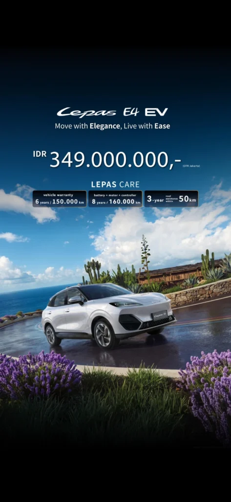 LEPAS E4 EV Surabaya